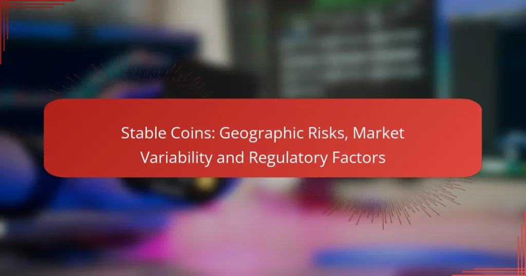 Stable Coins: Geographic Risks, Market Variability and Regulatory Factors
