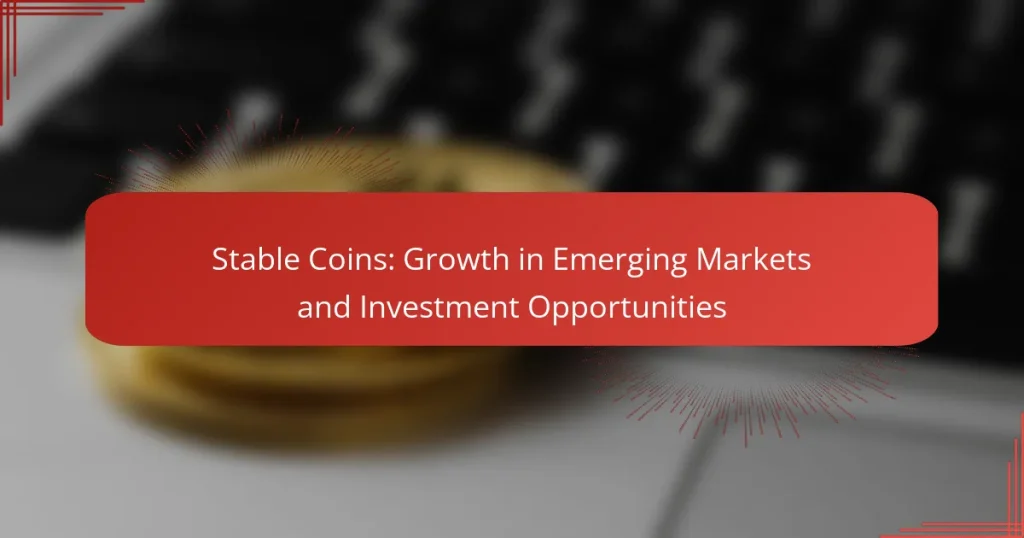 Stable Coins: Growth in Emerging Markets and Investment Opportunities